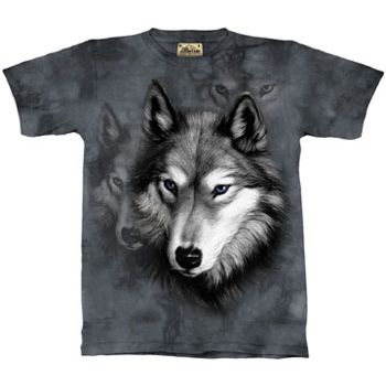 L - T-Shirt Wolf Portrait (The Mountain) | 10-1238