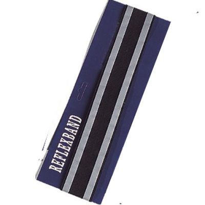 Reflektierendes Helmband Reflektorband schwarz-silbergrau USG | 1320-0005-52