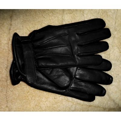 Schwarz, XL - Winterreithandschuh Leder - Auslaufartikel | 82-970-02