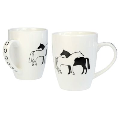 Tasse / Kaffeebecher Zwei Pferde | 40591-25 / EAN:4044879405913