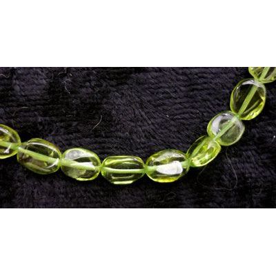 Peridot oval 7x5 mm, gebohrt, 10er Pack | 221-1503