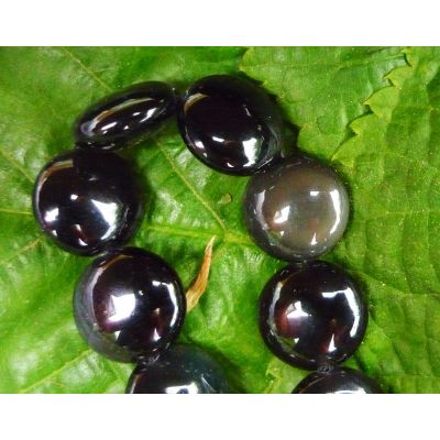 Regenbogenobsidian Button 12 mm, 10er Pack | 222-REOB-1403