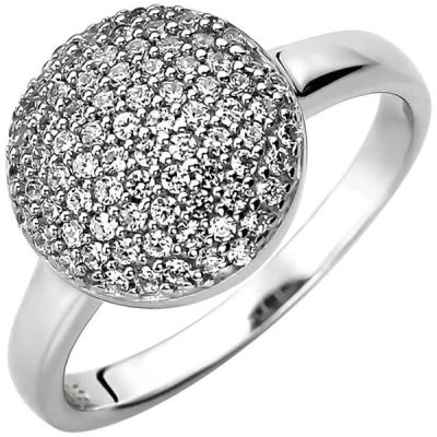 48 - Damen Ring 925 Sterling Silber 78 Zirkonia ca. 10,7 mm breit | 52728 / EAN:4053258504116