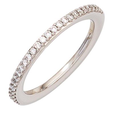 50 - Damen Ring aus 585 Weißgold 26 Diamanten 0,21ct. | 42079 / EAN:4053258243756