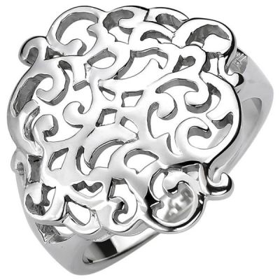 50 - Damen Ring aus 925 Sterling Silber 19,5 mm breit | 52755 / EAN:4053258505816