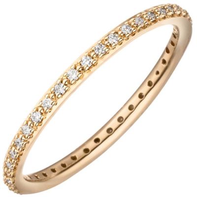 52 - Damen Ring 585 Gold Gelbgold 37 Diamanten Brillanten | 54312 / EAN:4053258544174