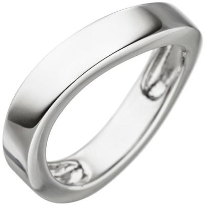 52 - Damen Ring, 925 Sterling Silber, 4,4 mm breit | 48289 / EAN:4053258328569