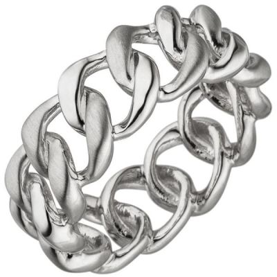 52 - Damen Ring 925 Sterling Silber, teil matt | 51978 / EAN:4053258465806