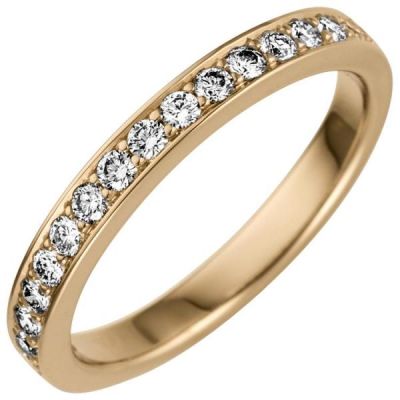 54 - Damen Ring 585 Gold Gelbgold 17 Diamanten 0,50ct. | 51763 / EAN:4053258455012