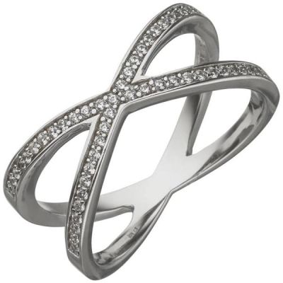 54 - Damen Ring 925 Sterling Silber 49 Zirkonia | 52275 / EAN:4053258458938