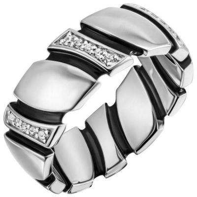 54 - Damen Ring 925 Sterling Silber mit 30 Zirkonia | 51801 / EAN:4053258455982