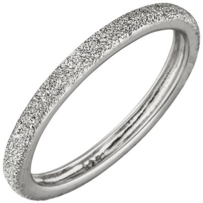 56 - Damen Ring schmal 925 Sterling Silber mit Struktur | 51971 / EAN:4053258465127