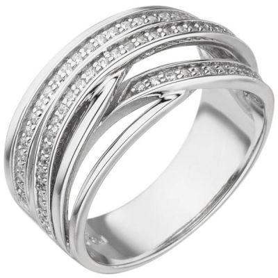 58 - Damen Ring 925 Sterling Silber 73 Zirkonia Silberring | 53545 / EAN:4053258518861