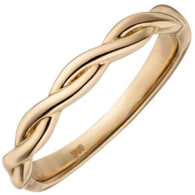 58 - Damen Ring geflochten 585 Gold Rotgold Rotgoldring | 50693 / EAN:4053258353707