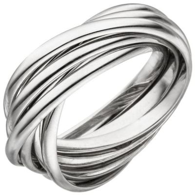 58 - Damen Ring verschlungen 925 Sterling Silber | 51977 / EAN:4053258465646