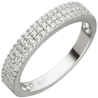 60 - Damen Ring 925 Sterling Silber mit 69 Zirkonia | 49146 / EAN:4053258341292