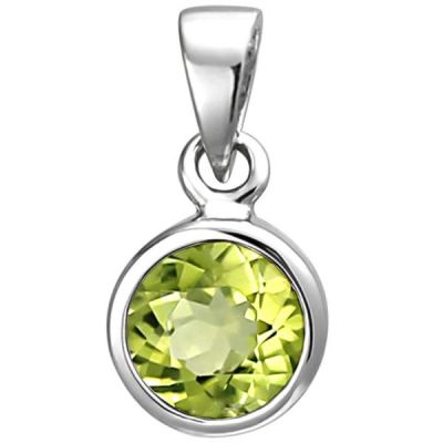 Anhänger 925 Sterling Silber 1 Peridot grün | 52801 / EAN:4053258511275