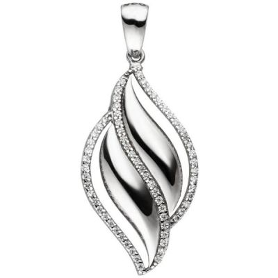 Anhänger 925 Sterling Silber 63 Zirkonia Silberanhänger | 52398 / EAN:4053258508077