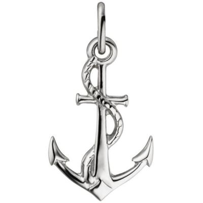 Anhänger Anker aus 925 Sterling Silber Silberanhänger Ankeranhänger | 50365 / EAN:4053258354353