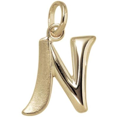 Anhänger Buchstabe N 375 Gold Gelbgold Buchstabenanhänger | 51828 / EAN:4053258456507