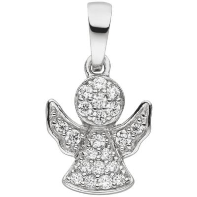 Anhänger Engel 925 Sterling Silber 21 Zirkonia | 53541 / EAN:4053258518687