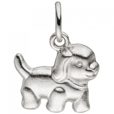 Anhänger Hund 925 Sterling Silber Silberanhänger Hundeanhänger | 50380 / EAN:4053258354926