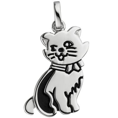 Anhänger Katze 925 Sterling Silber | 52283 / EAN:4053258458518