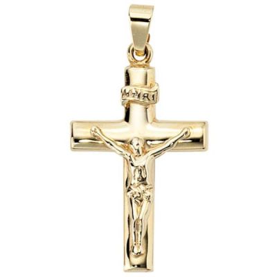 Anhänger Kreuz 333 Gelbgold Kreuz Anhänger | 37625 / EAN:4053258045947