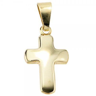 Anhänger Kreuz 333 Gelbgold Kreuzanhänger Goldkreuz | 37628 / EAN:4053258045985