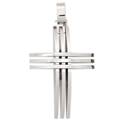 Anhänger Kreuz Edelstahl | 40292 / EAN:4053258213247