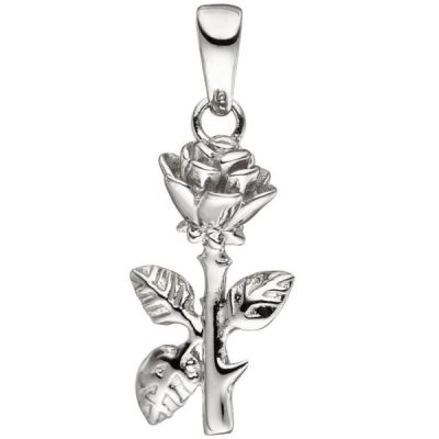 Anhänger Rose 925 Sterling Silber Silberanhänger | 46377 / EAN:4053258316375