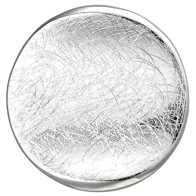 Anhänger rund 925 Sterling Silber eismatt Silberanhänger | 52665 / EAN:4053258511039