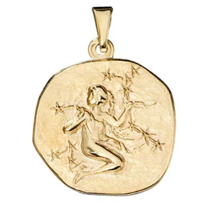 Anhänger Sternzeichen Jungfrau 333 Gold Gelbgold | 30742 / EAN:4053258083826