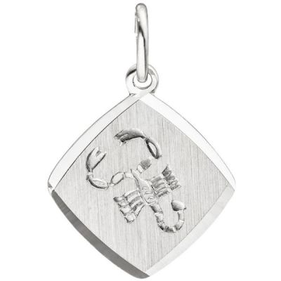 Anhänger Sternzeichen Skorpion 925 Sterling Silber teilmattiert | 47150 / EAN:4053258323779