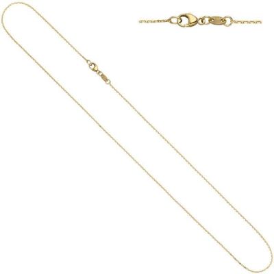 Ankerkette 585 Gelbgold diamantiert 0,6 mm 42 cm Halskette | 40119 / EAN:4053258229606