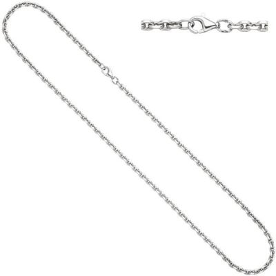 Ankerkette 925 Silber diamantiert 3,4 mm 45 cm Halskette Silberkette | 47199 / EAN:4053258319543