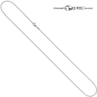 Ankerkette 950 Platin 1,3 mm - 42 cm Halskette Platinkette Karabiner | 35715 / EAN:4053258044001