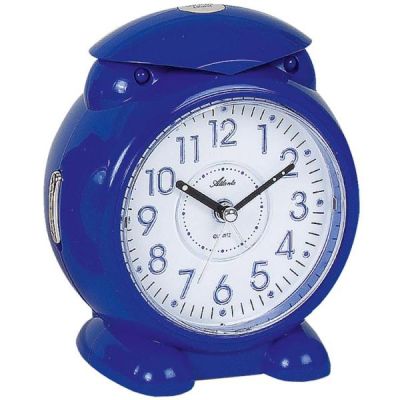 Atlanta 1985/5 Wecker für Kinder Quarz analog blau mit Licht | 48530 / EAN:4026934198558