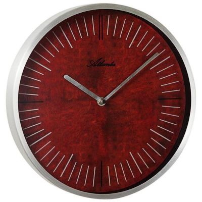 Atlanta 4530/18 Wanduhr Quarz analog rost-farben rund | 53251 / EAN:4026934453022