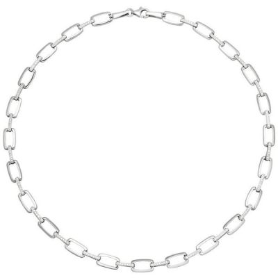 Collier Halskette 925 Sterling Silber 154 Zirkonia 45 cm Kette Silberkette | 52442 / EAN:4053258510797