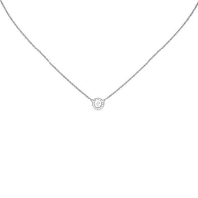 Collier Halskette 925 Sterling Silber 17 Zirkonia 45 cm Kette Silberkette | 52289 / EAN:4053258459577