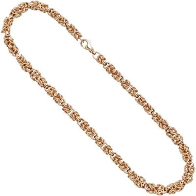 Collier Halskette 925 Sterling Silber Rotgold vergoldet 50 cm Kette | 47205 / EAN:4053258319550