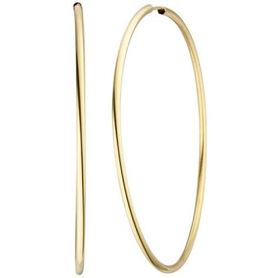 Creolen 585 Gelbgold 57,7 mm Ohrringe Goldohrringe | 52106 / EAN:4053258467862