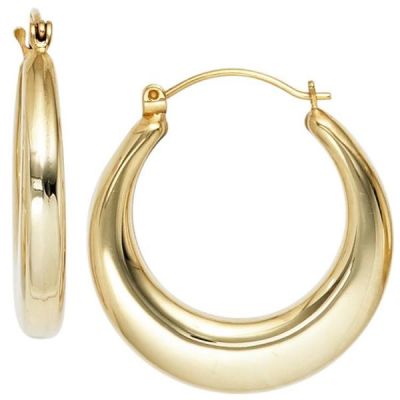 Creolen 585 Gold Gelbgold 23,9 mm Ohrringe | 29485 / EAN:4053258044605