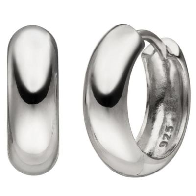 Creolen 925 Sterling Silber 14,9 mm Silbercreolen Silberohrringe | 51091 / EAN:4053258364185