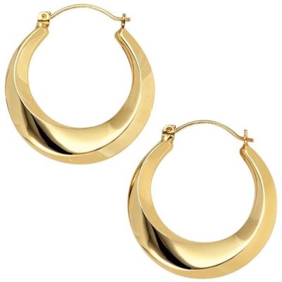 Creolen rund 333 Gold Gelbgold Ohrringe Goldohrringe Goldcreolen | 39526 / EAN:4053258202876