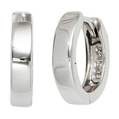 Creolen rund 925 Sterling Silber 11,6 mm Ohrringe Silberohrringe | 29697 / EAN:4053258095508