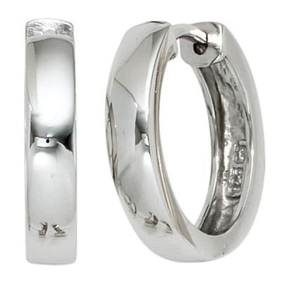 Creolen rund 925 Sterling Silber 17,9 mm Ohrringe Silberohrringe | 29698 / EAN:4053258095492