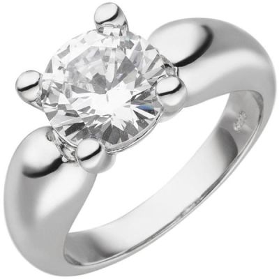 Damen Ring 925 Sterling Silber, 1 Zirkonia | 53508 / EAN:4053258518403