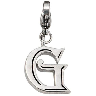 Einhänger Charm Buchstabe G Edelstahl | 38471 / EAN:4053258105672